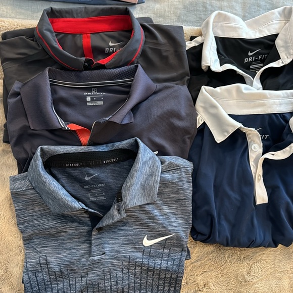 Nike Country Club Golf And Tennis Polo Shirt Vintage Dri-Fit Tiger Woods Federer - Picture 3 of 7